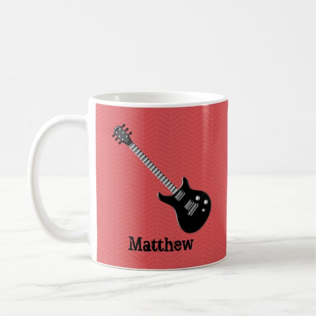 Guitar Rockstjärna Kaffemugg (Vänster)