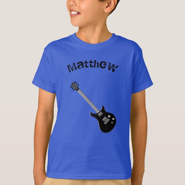 Guitar Rockstjärna Tee (Framsida)