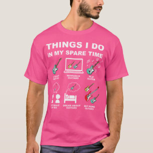Guitar Sak jag gör i mitt svep-elverk T Shirt