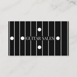 Guitar Sales Modern Ebony Fretboard Style Pro  Visitkort
