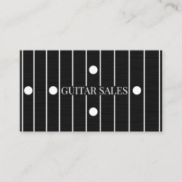 Guitar Sales Modern Rosewood Fretboard Style Pro Visitkort