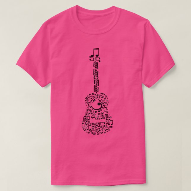 Guitar Sheet Music1023 T Shirt (Design framsida)