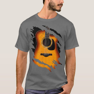 Guitar Shirt Guitar Acoustic Music Shirt Guitarist T Shirt