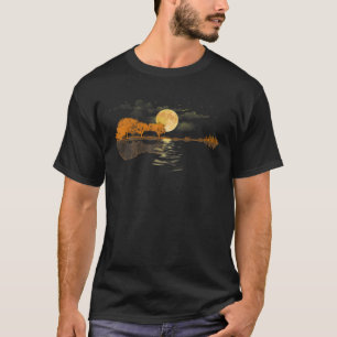 Guitar Sjö Player Nature Birthday Kristus T Shirt