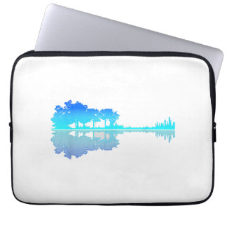 Guitar Sjö Shadow Kärlek Guitar Musician Laptop Fodral