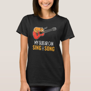 Guitar Sjunga A Sång Corgi Sleeping Acoustic Guita T Shirt