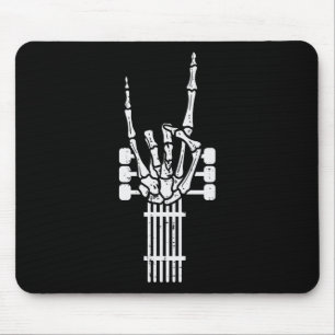 Guitar Skeleton Rock n Roll Rocker Sign Hallo Musmatta