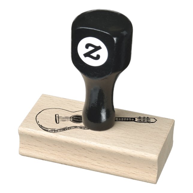 Guitar-skiss-design Stämpel (Stämpel)