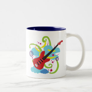 Guitar Solo Dream Två-Tonad Mugg