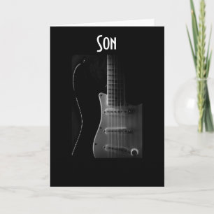 "GUITAR" SON'S BIRTHDAY KORT