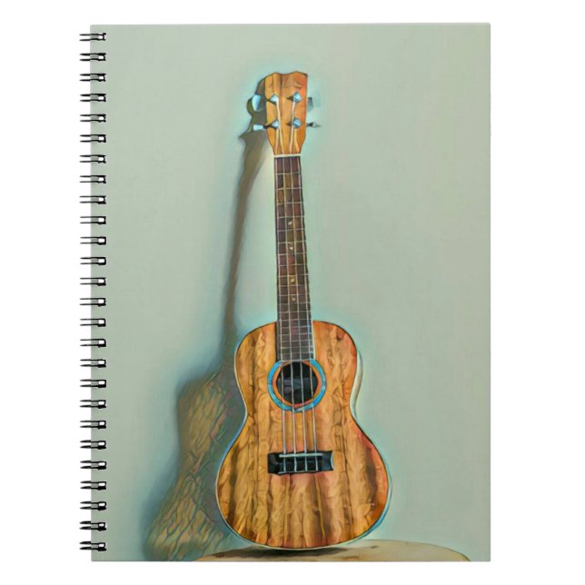 Guitar-spelare i sten anteckningsbok (Framsidan)