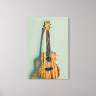Guitar-spelare i sten canvastryck