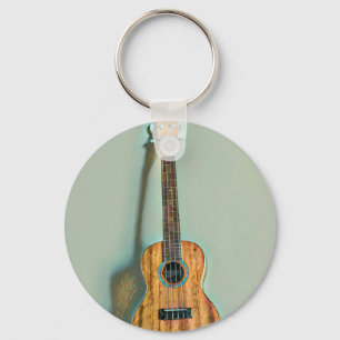 Guitar-spelare i sten nyckelring