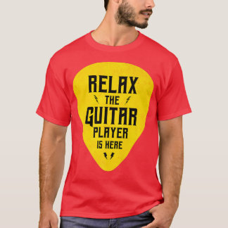 Guitar-spelaren är här för en fin Premium T Shirt