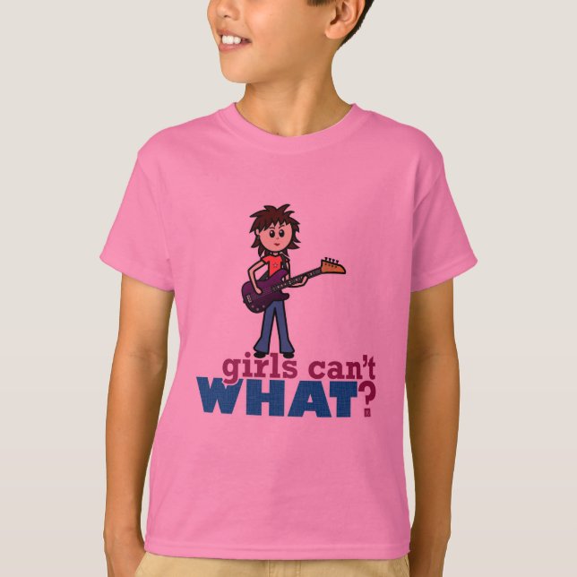 Guitar-spelaren T-shirt (Framsida)