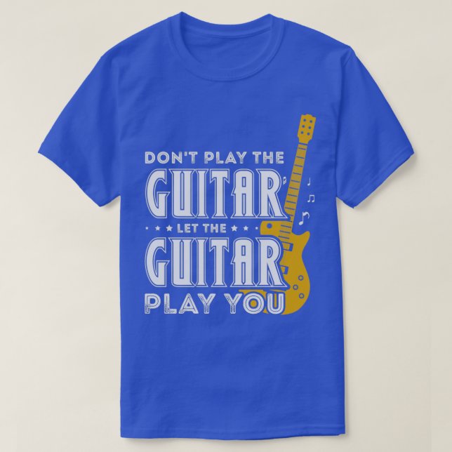 Guitar-speldesign för en Guitar Player 1 T Shirt (Design framsida)