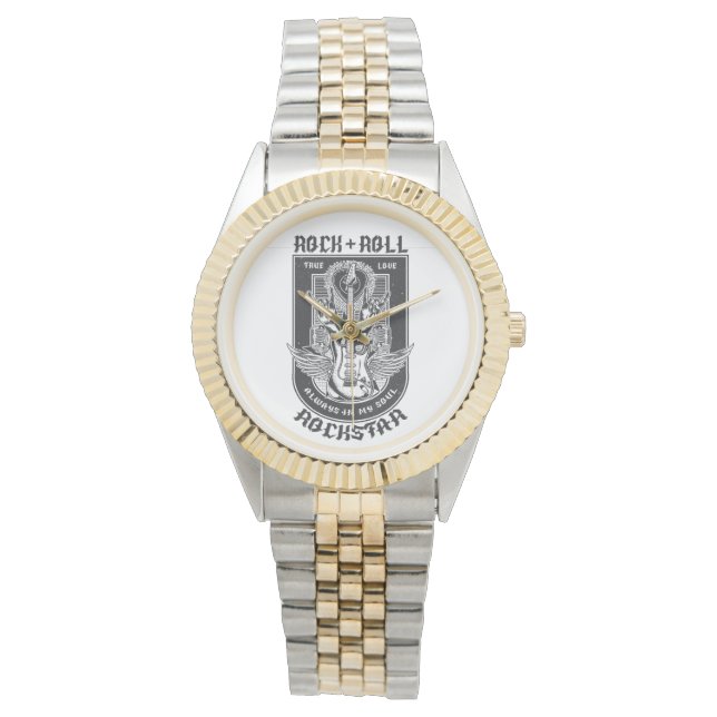 Guitar Sten-design Armbandsur (Framsida)