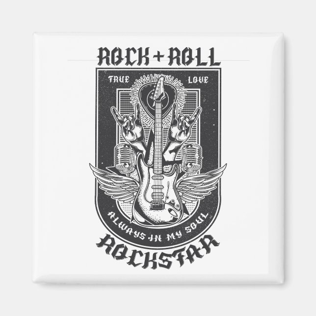 Guitar Sten-design Magnet (Framsidan)