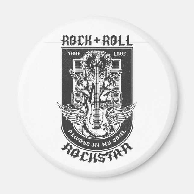 Guitar Sten-design Magnet (Framsidan)