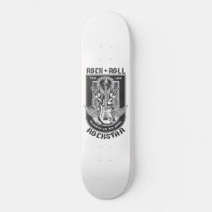 Guitar Sten-design Mini Skateboard Bräda 18,5 Cm