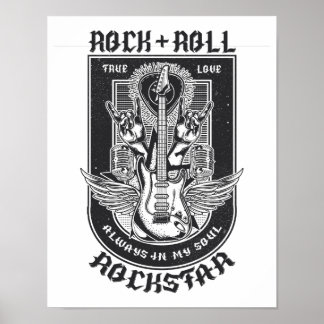 Guitar Sten-design Poster