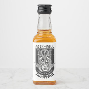 Guitar Sten-design Spritflaskor Etikett