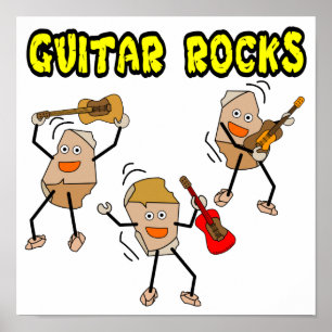Guitar Sten Poster