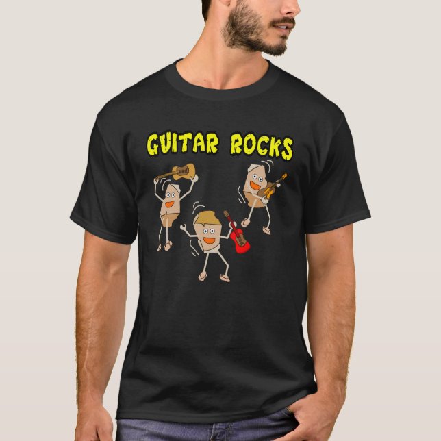 Guitar Sten T Shirt (Framsida)