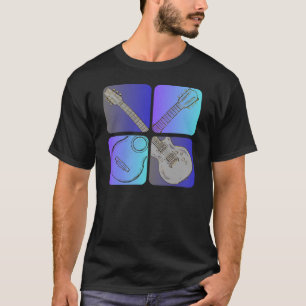 Guitar Stil Coola Musician-design T Shirt