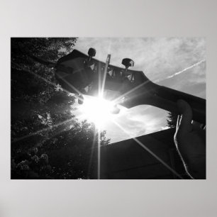 Guitar Strings and Sunshine Poster