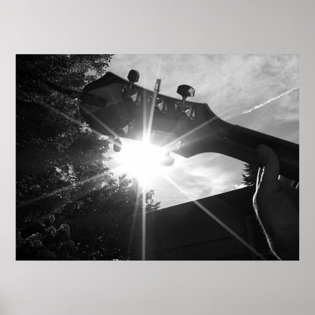 Guitar Strings and Sunshine Poster (Framsidan)