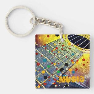 Guitar Strings Musical Watercolor