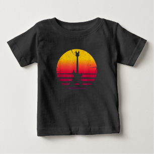 Guitar Sunset Electric Rock musik Älskare Instrume T Shirt