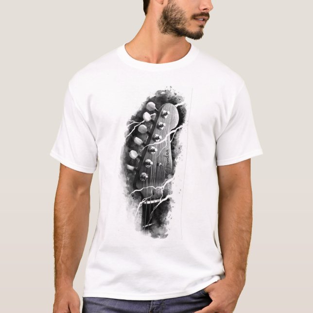 Guitar  t shirt (Framsida)