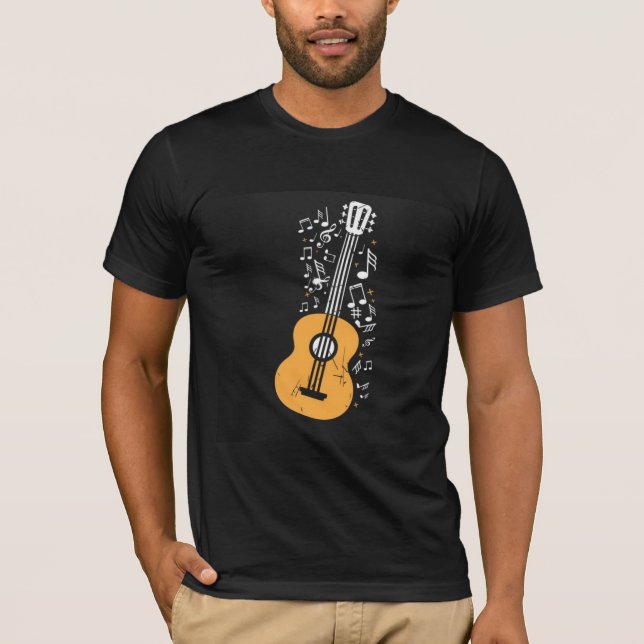 Guitar  t shirt (Framsida)