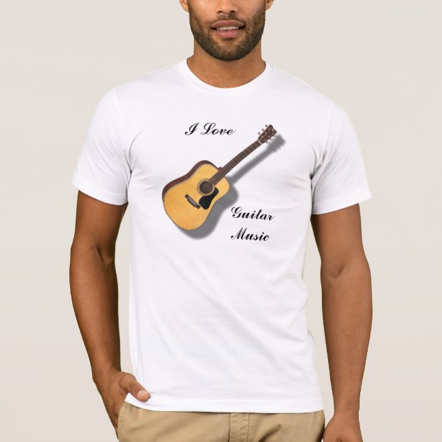 GUITAR-T-SHIRT T-SHIRT (Framsida)