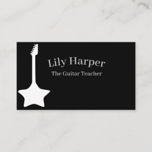 Guitar Teacher Busin för elektriska och akustisk