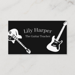 Guitar Teacher Busin för elektriska och akustisk