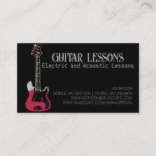 Guitar Teacher Elektriska och akustiska lärdomar