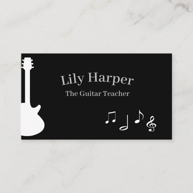 Guitar Teacher | Elektriska och akustiska lärdomar (Framsida)
