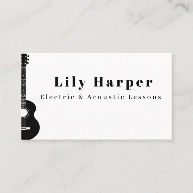 Guitar Teacher | Elektriska och akustiska lärdomar (Framsida)
