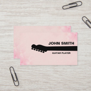 Guitar Teacher Musical Personlig Visitkort