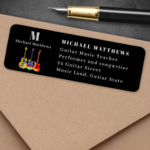 Guitar Teacher Musician Anpassningsbar Business