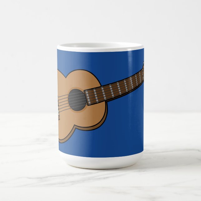 Guitar Tecknad Kaffemugg (Center)