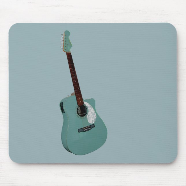 Guitar-teckning Musmatta (Framsidan)