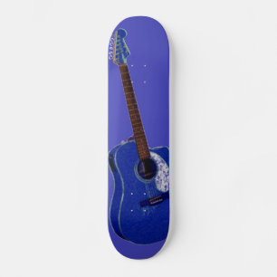 Guitar-teckning Skateboard Bräda 19,5 Cm