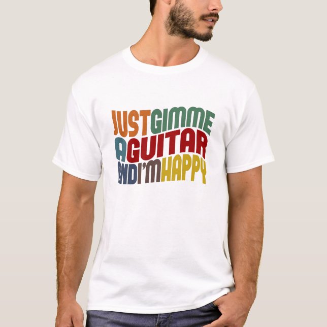 Guitar Tee Shirt (Framsida)