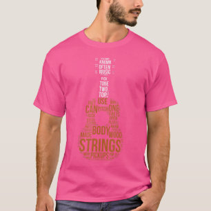 Guitar Terms Ord Cloud Acoustic Guitar Gift for G T Shirt
