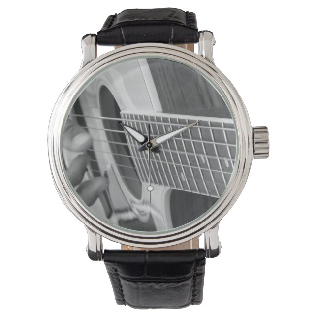 Guitar-tid Armbandsur (Framsida)