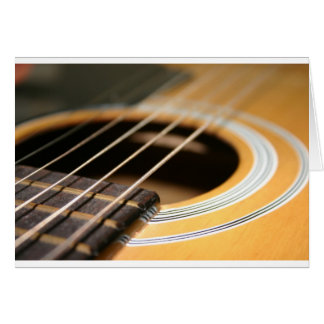 Guitar-tid Hälsningskort
